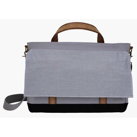 KAPSTON® San Marco Cotton Canvas Messenger Bag — view 2