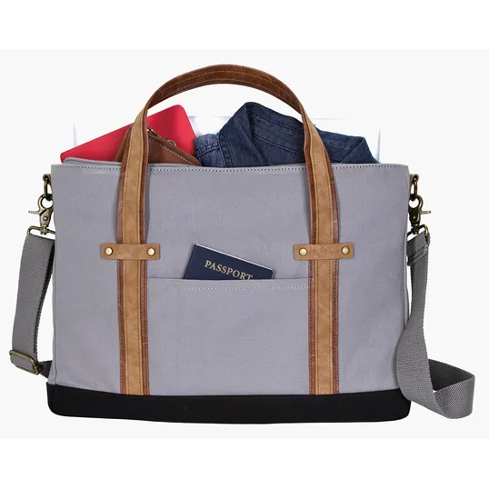 KAPSTON® San Marco Cotton Canvas Messenger Bag — view 24