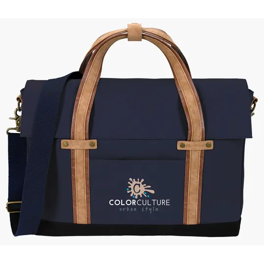 KAPSTON® San Marco Cotton Canvas Messenger Bag — view 34