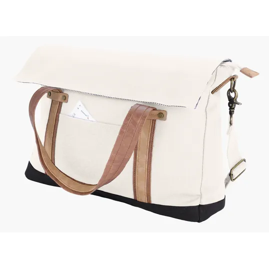 KAPSTON® San Marco Cotton Canvas Messenger Bag — view 12