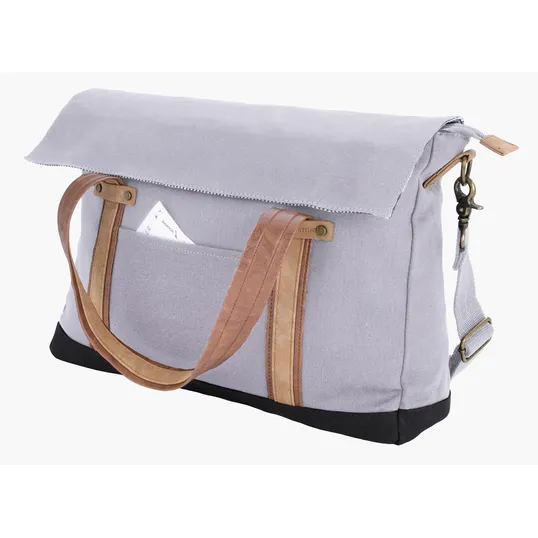 KAPSTON® San Marco Cotton Canvas Messenger Bag — view 5
