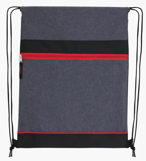 Good Value™ RPET Two-Tone Drawstring Backpack — view 5