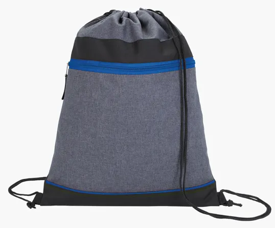 Good Value™ RPET Two-Tone Drawstring Backpack — view 3