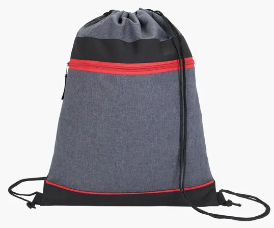 Good Value™ RPET Two-Tone Drawstring Backpack — view 6
