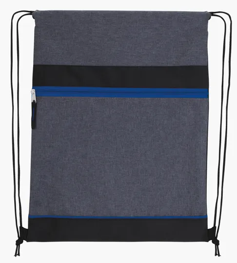 Good Value™ RPET Two-Tone Drawstring Backpack — view 2