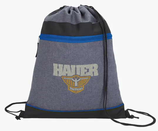 Good Value™ RPET Two-Tone Drawstring Backpack — view 10
