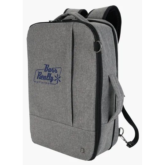 KAPSTON® Pierce Briefcase-Pack, 600D Polyester Laptop Backpack — view 22