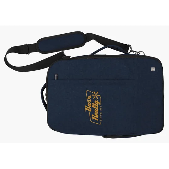 KAPSTON® Pierce Briefcase-Pack, 600D Polyester Laptop Backpack — view 28