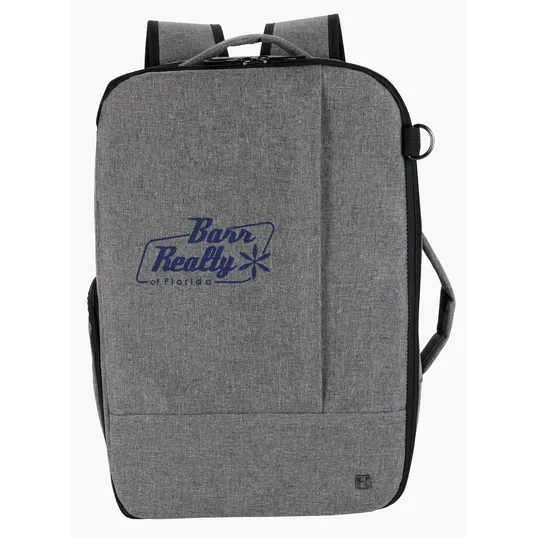 KAPSTON® Pierce Briefcase-Pack, 600D Polyester Laptop Backpack — view 19