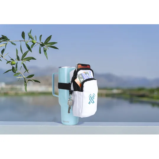 Koozie® Boho Water Bottle Pouch with Phone Pocket — view 53