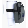 Koozie® Boho Water Bottle Pouch with Phone Pocket — view 39