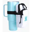 Koozie® Boho Water Bottle Pouch with Phone Pocket — view 50