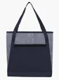 Good Value™ Heathered RPET Non-Woven Tote with Zippered Pocket — view 4
