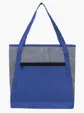Good Value™ Heathered RPET Non-Woven Tote with Zippered Pocket — view 10
