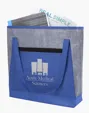 Good Value™ Heathered RPET Non-Woven Tote with Zippered Pocket — view 21