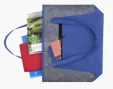 Good Value™ Heathered RPET Non-Woven Tote with Zippered Pocket — view 12