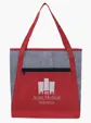 Good Value™ Heathered RPET Non-Woven Tote with Zippered Pocket — view 18