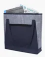 Good Value™ Heathered RPET Non-Woven Tote with Zippered Pocket — view 5