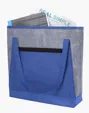 Good Value™ Heathered RPET Non-Woven Tote with Zippered Pocket — view 11
