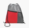 Good Value™ Heathered RPET Non-Woven Drawstring Backpack — view 6