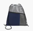 Good Value™ Heathered RPET Non-Woven Drawstring Backpack — view 4