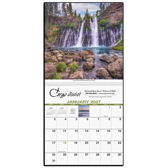 HotLine® Products Scenic America® Executive Wall Calendar — view 4