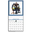 HotLine® Products Rockwell Executive Wall Calendar, 12 x 25 in. — view 5