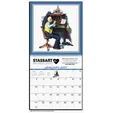 HotLine® Products Rockwell Executive Wall Calendar, 12 x 25 in. — view 4