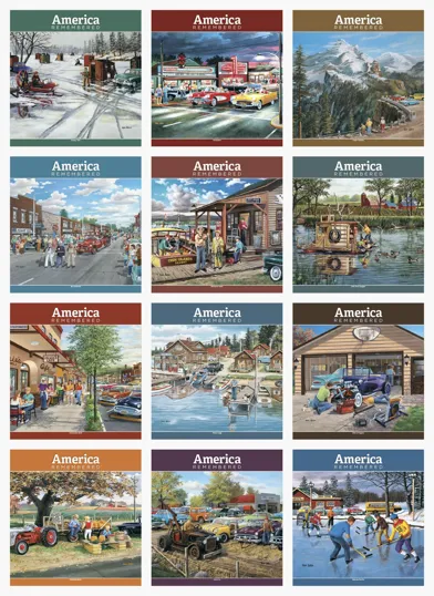 HotLine® Products America Remembered Executive Wall Calendar