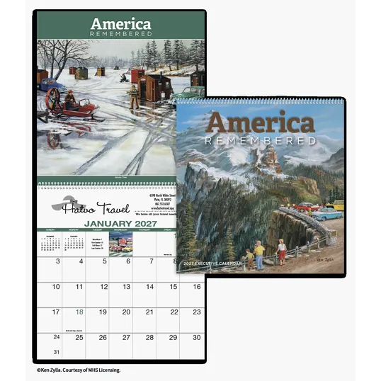 HotLine® Products America Remembered Executive Wall Calendar — view 2