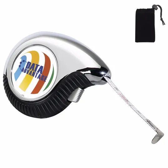 10' Ergonomic Teardrop Tape Measure with Rubber Grip — view 6