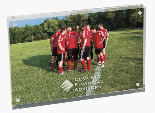 4" x 6" Magnetic Acrylic Picture Frame, Silver — view 5