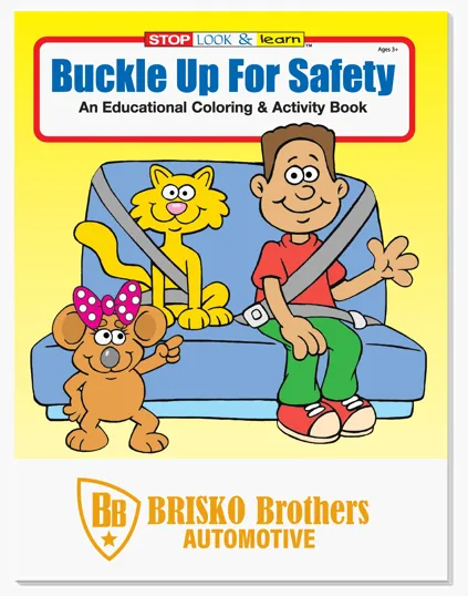 Good Value™ Buckle Up for Safety Coloring Book