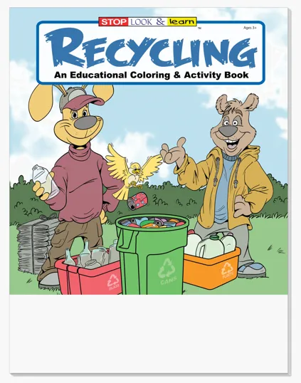 Recycling Coloring Book, 16 Pages