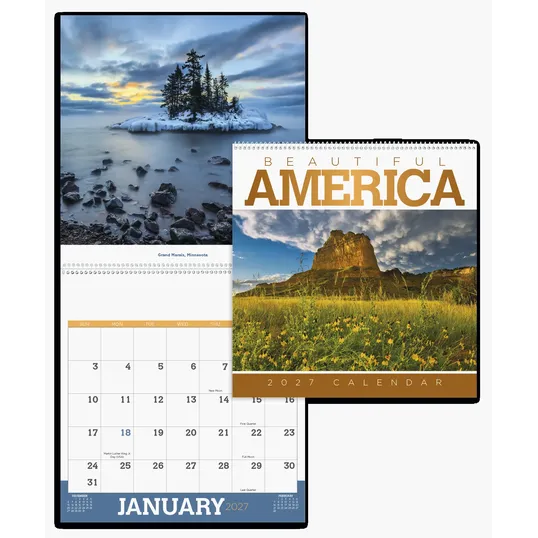 Triumph® Calendars Beautiful America Wall Calendar, 12 x 25 in. — view 6