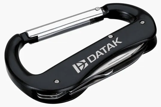 Multi-Tool Carabiner with Pocket Knife, Scissors, and Screwdriver — view 3