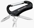 Multi-Tool Carabiner with Pocket Knife, Scissors, and Screwdriver — view 4