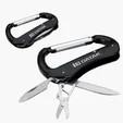 Multi-Tool Carabiner with Pocket Knife, Scissors, and Screwdriver — view 5