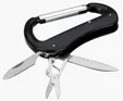 Multi-Tool Carabiner with Pocket Knife, Scissors, and Screwdriver — view 2