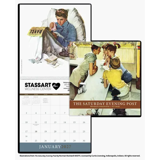 Triumph® Calendars The Saturday Evening Post Norman Rockwell Wall Calendar — view 2