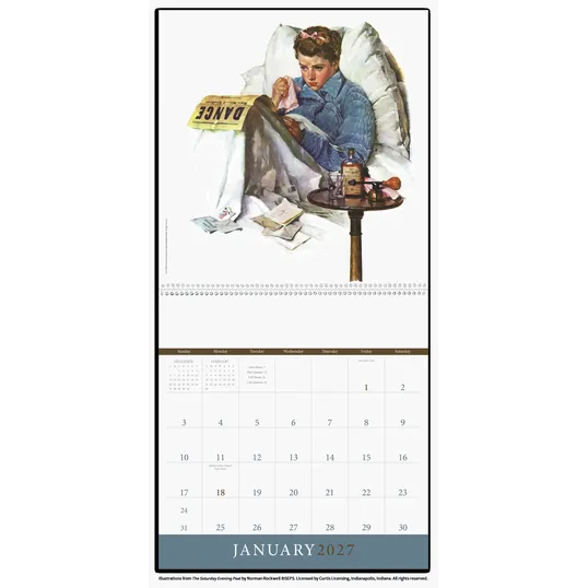 Triumph® Calendars The Saturday Evening Post Norman Rockwell Wall Calendar — view 5