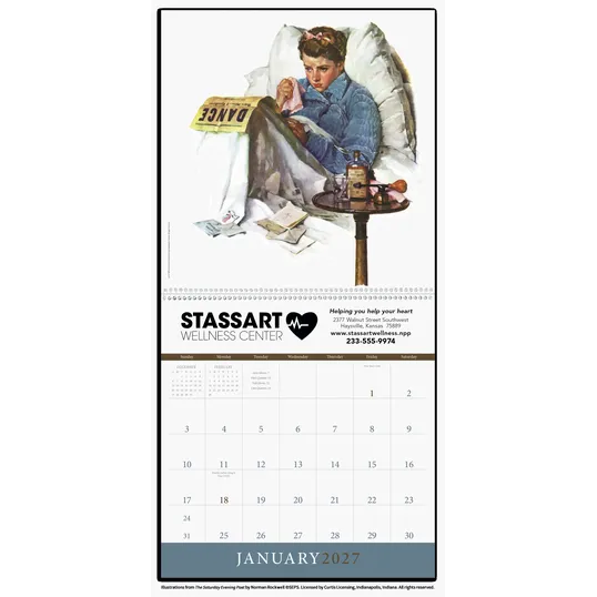Triumph® Calendars The Saturday Evening Post Norman Rockwell Wall Calendar — view 4