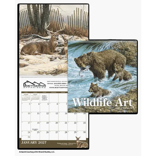 Triumph® Calendars Wildlife Art Wall Calendar — view 4