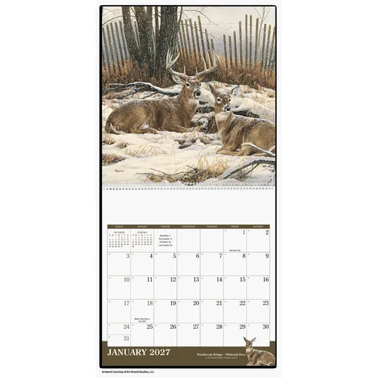 Triumph® Calendars Wildlife Art Wall Calendar — view 5
