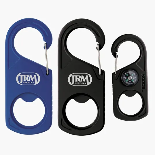 Koozie® 2-in-1 Carabiner with Compass and Bottle Opener — view 11