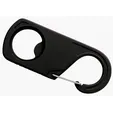Koozie® 2-in-1 Carabiner with Compass and Bottle Opener