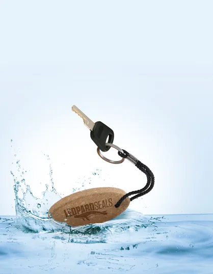 Buoy Oval Cork Keychain — view 8