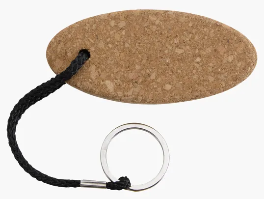 Buoy Oval Cork Keychain — view 2