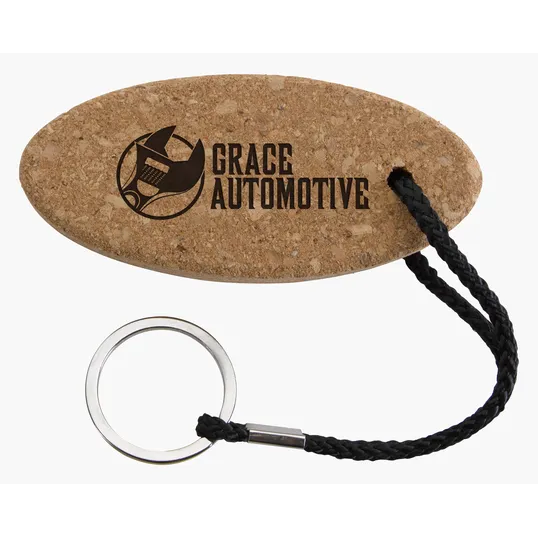 Buoy Oval Cork Keychain — view 6