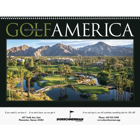 Triumph® Calendars Golf America Wall Calendar, 16 x 22 in. — view 15